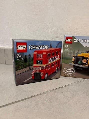 Lego Set - Creator - Lego creator 40220 bus Londra 40650, Nieuw