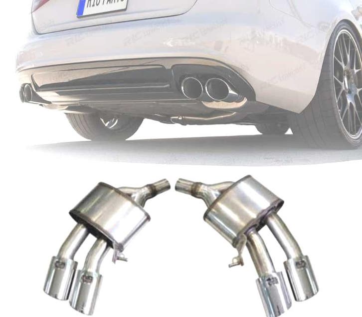 Silencieux DEchappement Pour Audi A4 16-22 Look S4, Autos : Pièces & Accessoires, Systèmes d'échappement, Envoi