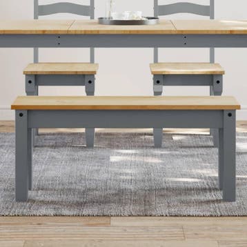 vidaXL Eetkamerbank PANAMA 105x30x45 cm massief grenenhout, Verzenden, Nieuw