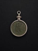 Romain antique, Empire Bronze Pendentif en forme de monnaie