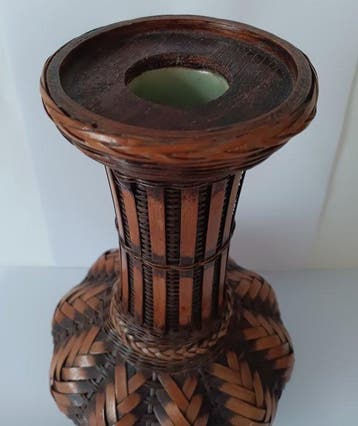 Vase Ikebana - Bambou - Japon - Vase Ikebana en bambou (Sans