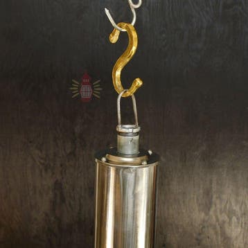 Spotlight - Messing, Hout, Metaal - Industriële hanglamp