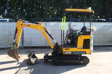 Veiling: Minigraver JCB 19C-1 E Elektrisch 2020, Ophalen