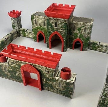 Louis Marx - Speelgoed Rare - Louis Marx - Medieval Castle, Nieuw