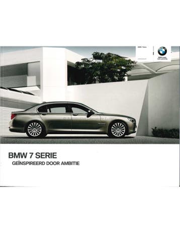 2009 BMW 7 SERIE BROCHURE NEDERLANDS, Nieuw