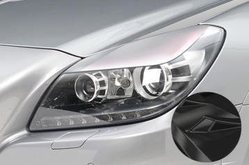 Koplampspoilers voor Mercedes Benz SLK / SLC R172 SB284-G, Verzenden