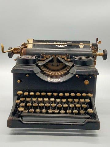 Royal 10 - single glass panel - Machine à écrire - 1910-1920