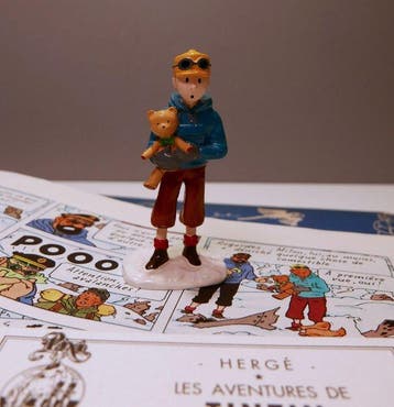 Tintin série N°3 - Figurine Pixi 4550 - Tintin et lours en