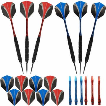 ABC Darts - 2 sets Black Brass Dartpijlen (Dart Pijlen), Ophalen of Verzenden, Nieuw, Pijlen