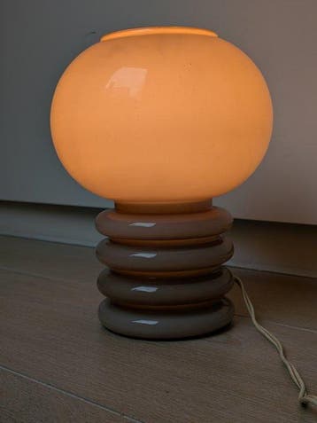 Limburg Glashütte - Lampe à poser en forme de globe - lampe, Antiek en Kunst
