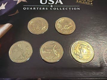 Verenigde Staten. 2001/2014/2015 Quarters Collection Mint, Timbres & Monnaies, Monnaies | Europe | Monnaies non-euro