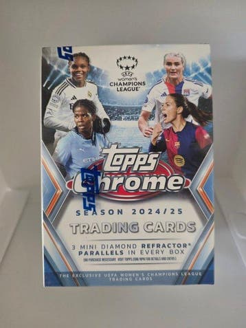 2024/25 Topps Chrome UEFA Womens Champions League – Blaster, Nieuw