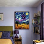 AT9 - [Canvas L] Pikachu x Gengar Night - Van Gogh Tribute