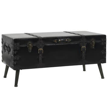 vidaXL Salontafel 102x51x48 cm MDF en staal, Verzenden, Nieuw