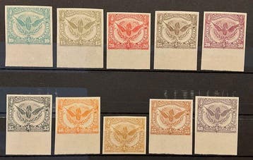 Belgique 1915 - ONGETAND : « Le Havre-uitgifte » Roue ailée, Gestempeld