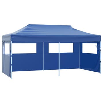 vidaXL Partytent met 4 zijwanden inklapbaar 3x6 m staal, Verzenden