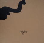 Eduardo Chillida (1924-2002) - Abstraction noire