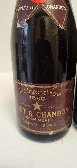 1980 Moët & Chandon - Champagne Brut - 2 Bouteilles (0,75 L), Verzamelen, Nieuw