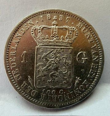 Nederland. Willem I. 1 Gulden 1837