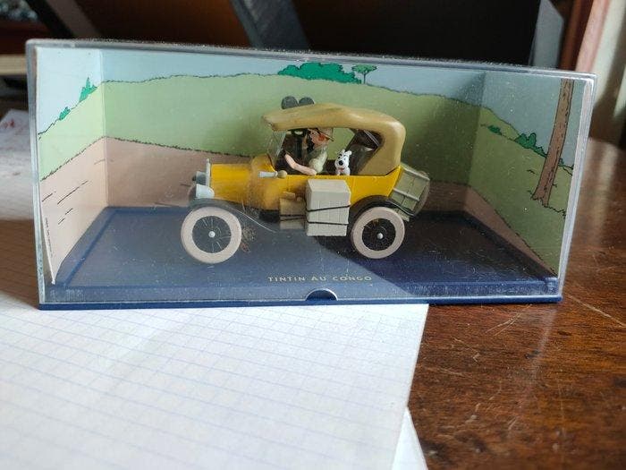 1:43 - Modelauto (3) - 3 objets: 2 Voitures de Tintin : Ford, Boeken, Strips | Comics