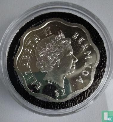 Bermuda 2 dollar 2000 (PROOF) Millennium, Timbres & Monnaies, Monnaies | Amérique, Envoi