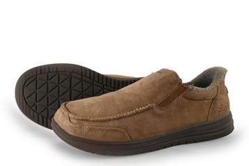 Skechers Pantoffels in maat 43 Bruin, Kleding | Heren, Schoenen, Bruin, Verzenden, Skechers, Pantoffels of Sloffen
