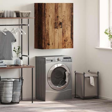 vidaXL Wandkast Oudhout 69,5 x 34 x 90 cm Bewerkt hout, Verzenden, Nieuw