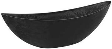 Bootschaal extra groot halfhoog Basic Grey 55x13,5x14 cm