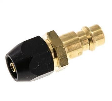 Messing DN 7.2 (Euro) Luchtkoppeling Insteeknippel 4x10 mm, Verzenden, Nieuw