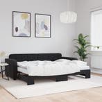 vidaXL Slaapbank onderschuifbed en matrassen 80x200 cm, Verzenden, Nieuw