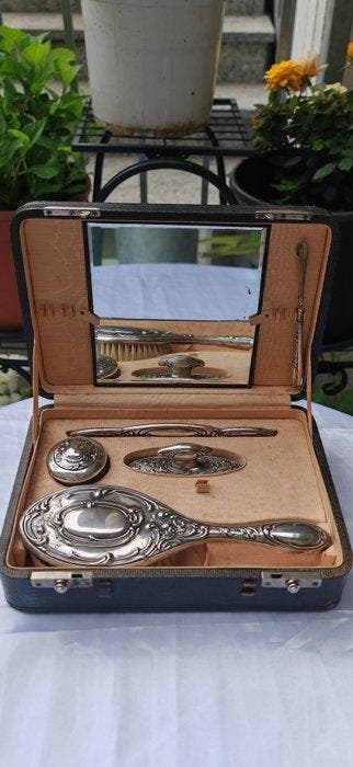Liberty Toiletset - .800 zilver, Antiquités & Art, Antiquités | Argent & Or