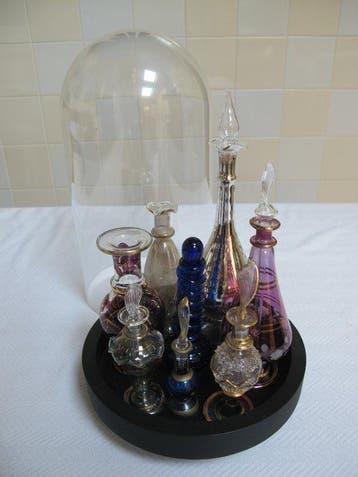 Stolp (10) - Glasblazers - Glas - 1930-1980 - Parfumflesjes