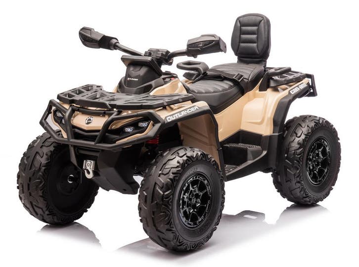 Can-Am Outlander BRP UTV Khaki, 2 seat, Quad, 12V14ah, 4WD, Enfants & Bébés, Jouets | Extérieur | Véhicules à batterie, Enlèvement ou Envoi