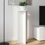 vidaXL Plantenstand 2 pcs Hoogglans Wit Ø40 x 100 cm Bewerkt, Tuin en Terras, Verzenden, Nieuw