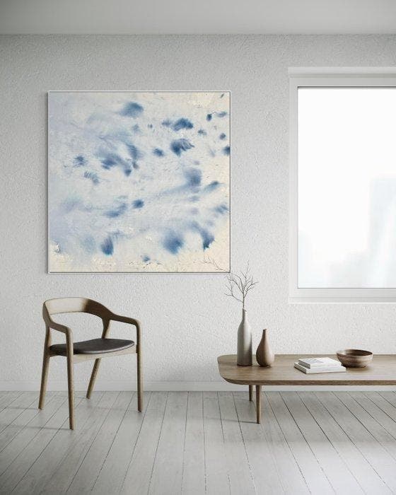 MARENA - Echoes / Misty Blue / 311 / XL (No Reserve), Antiquités & Art, Art | Peinture | Moderne