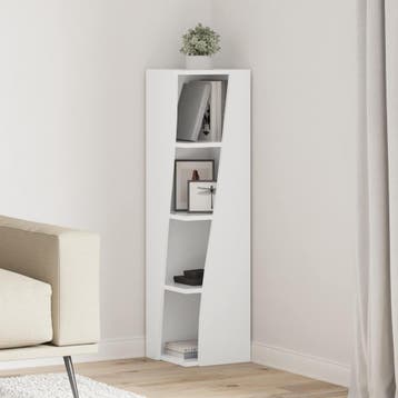 vidaXL Hoekkast 27,5x27x102cm Bewerkt hout, Verzenden