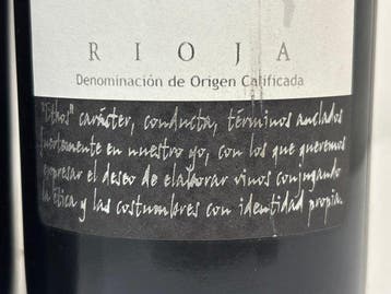 2004 Bodega Tierra Antigua, Ethos - Rioja DOC - 4 Flessen, Nieuw