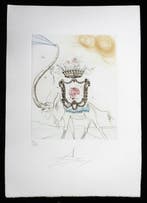 Salvador Dali (1904-1989) - Elephant Royale, Antiek en Kunst
