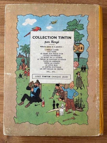 Tintin T13 - Les 7 boules de cristal (B2) - C - 1 Album -, Livres