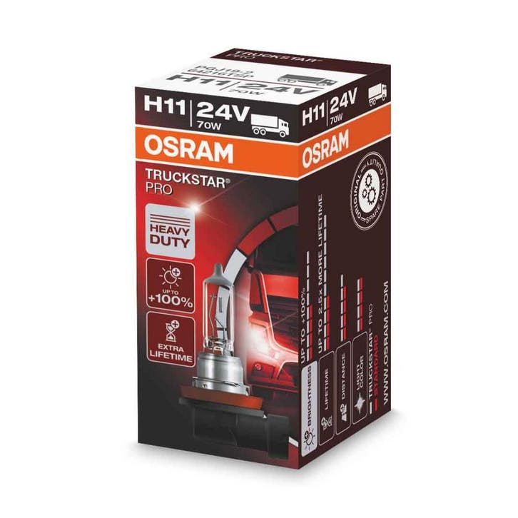 Osram H11 Halogeenlamp 24V 70W PGJ19-2 Truckstar Pro, Auto-onderdelen, Verlichting, Ophalen of Verzenden