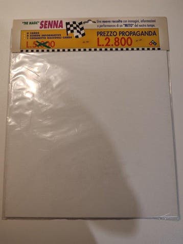 Panini UCL Stickers Ayrton Senna Emballage d’origine, Pack -, Collections