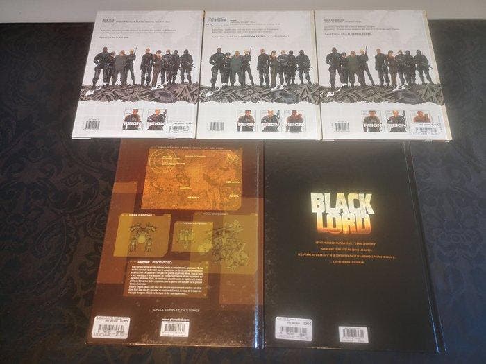 Reign T1 à T3 + Seigneurs de guerre T1 + Black Lord - 5x C -, Boeken, Stripverhalen