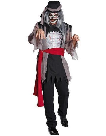 Zombie piraat kostuum, Ophalen of Verzenden
