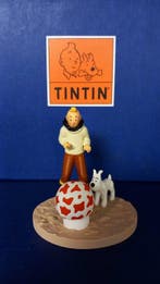 Beeldje - Tintin - Diorama - Tintin Aviateur - Hars, Nieuw