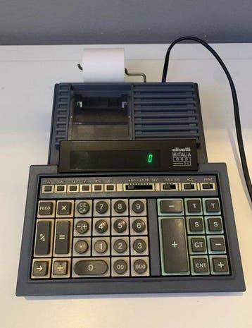 Ettore Sottsass, Teresio Gassino - Olivetti - Calculatrice -, Antiquités & Art