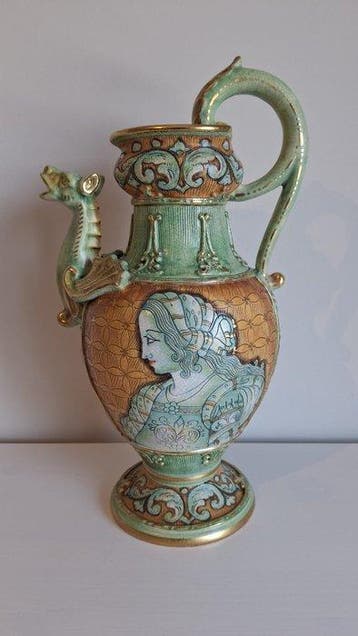 G&P (Gialletti & Pimpinelli) - Gialletti Deruta - Vase -, Antiek en Kunst
