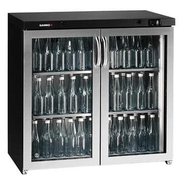 Barkoelkast | MAXIGLASS | 250L | Antracietgrijs/RVS |, Verzenden