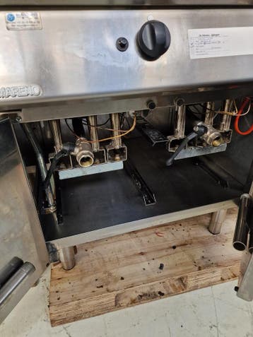 Mareno 2 pans gasfriteuse en Au bain marie 2x 15L, Ophalen of Verzenden, Nieuw in verpakking
