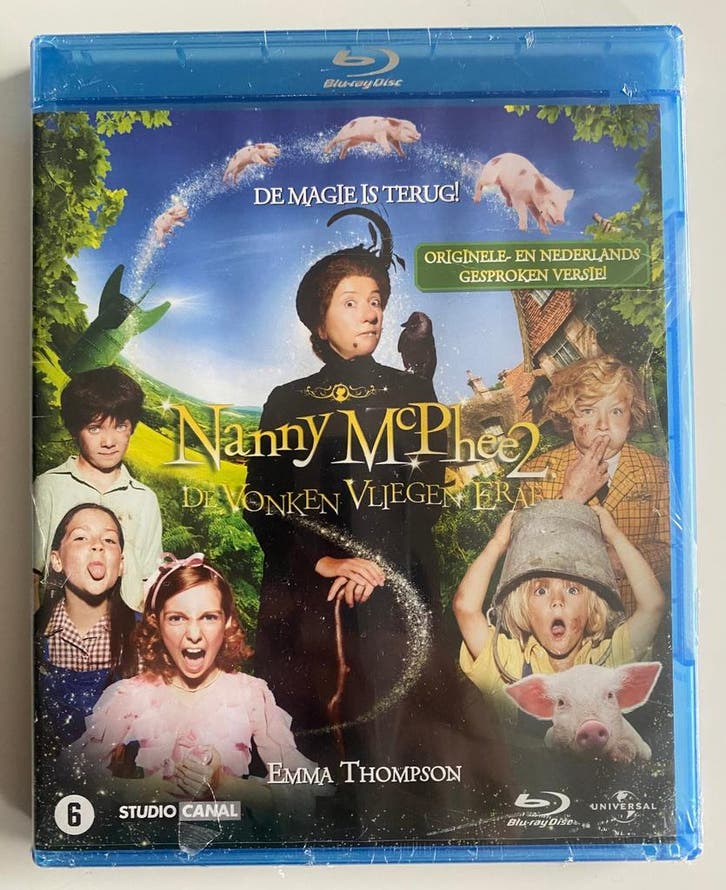 NANNY MCPHEE 2 (IN SEAL) (BLURAY), Cd's en Dvd's, Blu-ray, Gebruikt