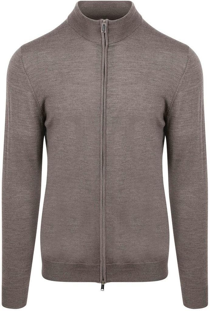 Profuomo Vest Merinowol Taupe maat Maat 48/50 (M) Heren, Kleding | Heren, Truien en Vesten, Bruin, Nieuw, Maat 48/50 (M), Verzenden